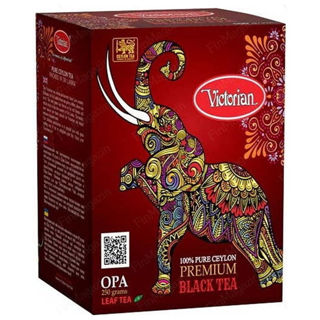 Чай чёрный крупнолистовой Victorian Pure Ceylon OPA 250 гр
