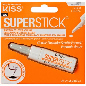 Клей для пучков ресниц Kiss Superstick Cluster Lash Adhesive 6,5 гр Клей для пучков ресниц Kiss Superstick Cluster Lash Adhesive 6,5 гр