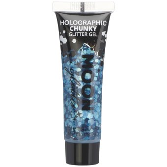 Голографический синий блестящий гель Moon большой 12 мл Голографический синий блестящий гель Moon большой 12 мл