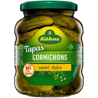Закуска Тапас Cornichons сладкие 370 мл