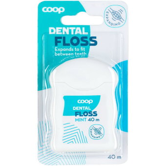 Зубная нить Coop мятная 40 м Зубная нить Coop мятная 40 м