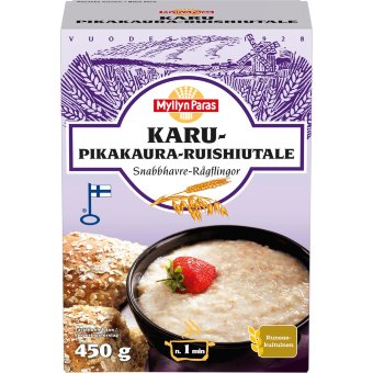 Быстрые овсяно-ржаные хлопья Myllyn Paras KARU 450 гр Быстрые овсяно-ржаные хлопья Myllyn Paras KARU 450 гр
