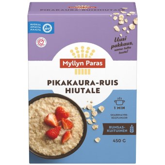 Овсяно-ржаные хлопья быстрого приготовления Myllyn Paras Pikakaura 450 гр