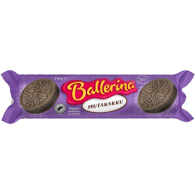 Печенье с шоколадной начинкой Kantolan Ballerina 210 гр