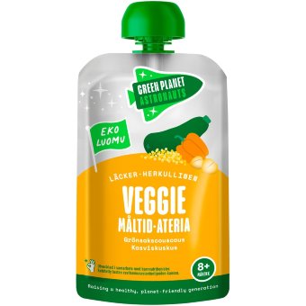 Овощной вегетарианский обед Green Planet Astronauts 120 гр с 8 мес