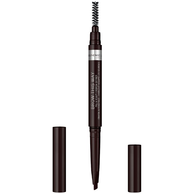 Карандаш для бровей Rimmel Brow This Way Filler & Fixer 004 Soft Black 0,4 г