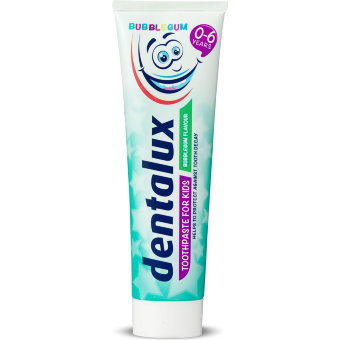 Детская зубная паста 0-6 лет Dentalux Kids (со вкусом bubblegum) 100 мл Детская зубная паста 0-6 лет Dentalux Kids (со вкусом bubblegum) 100 мл