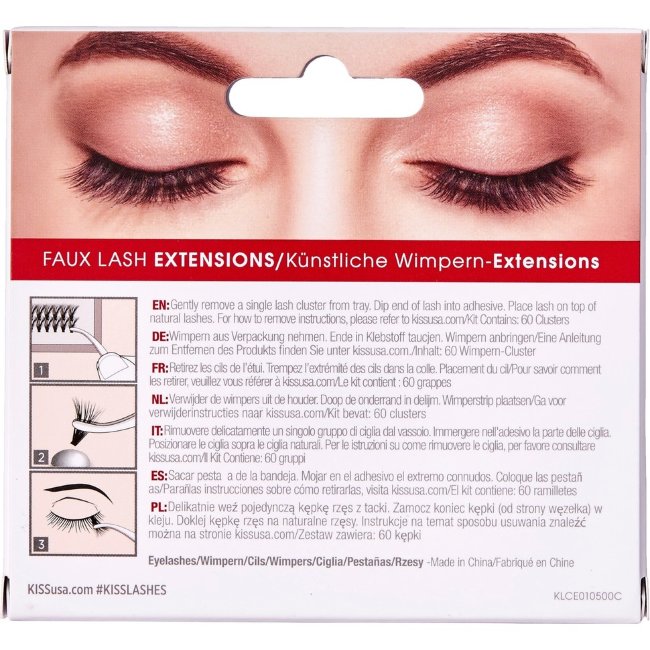 Искусственные ресницы Kiss Lash Couture 60 пучков Искусственные ресницы Kiss Lash Couture 60 пучков