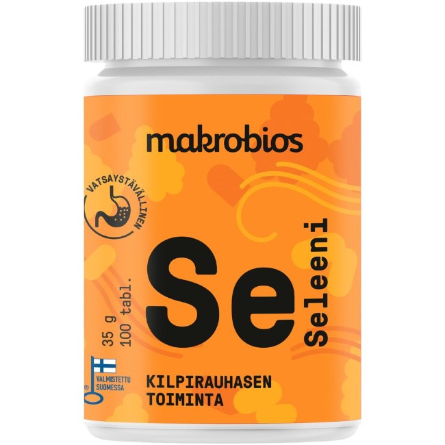 Витамины с селеном Makrobios Seleeni 100 таблеток