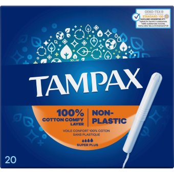 Тампоны Tampax Super plus 20 шт Тампоны Tampax Super plus 20 шт