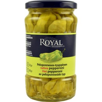 Пеперони Royal зеленый перец 325/180 гр Пеперони Royal зеленый перец 325/180 гр