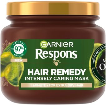 Маска для очень сухих волос с оливковым маслом Garnier Respons 340 мл Маска для очень сухих волос с оливковым маслом Garnier Respons 340 мл