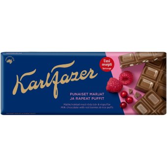 Шоколад Karl Fazer с красными ягодами 180 гр Шоколад Karl Fazer с красными ягодами 180 гр