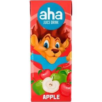 Освежающий яблочный напиток aha 0,2 л Освежающий яблочный напиток aha 0,2 л