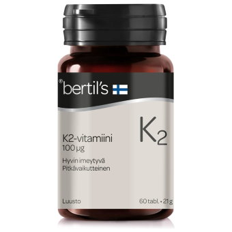 Витамин К2 длительного действия Bertil's 100 мкг, 60 табл Витамин К2 длительного действия Bertil's 100 мкг, 60 табл