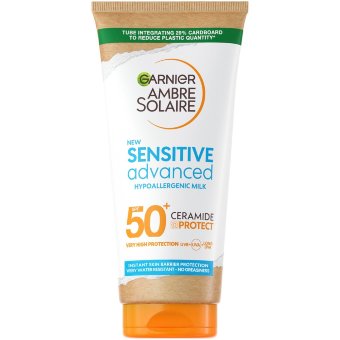 Солнцезащитный крем для чувствительной кожи SPF50+ Garnier Ambre Solaire 175 мл Солнцезащитный крем для чувствительной кожи SPF50+ Garnier Ambre Solaire 175 мл