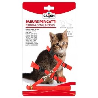 Регулируемая шлейка с поводком для котенка Camon