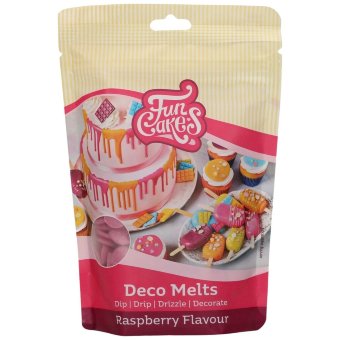 Декоративные капли Funcakes с малиновым вкусом 250 гр