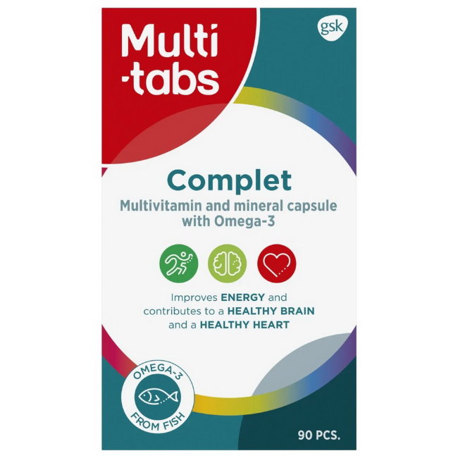 Витамины Мульти-Табс 3 в 1 90 капсул Multi-Tabs