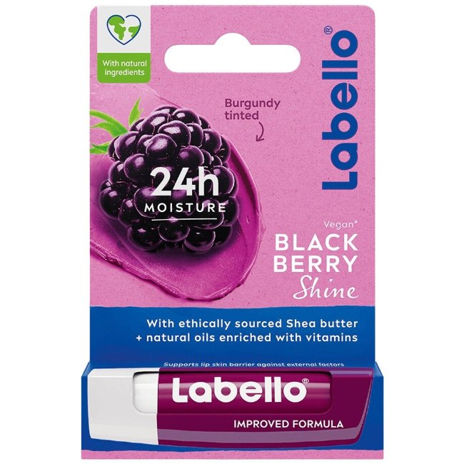 Бальзам для губ Labello Blackberry Shine 4,8 гр Бальзам для губ Labello Blackberry Shine 4,8 гр