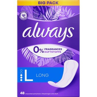 Прокладки для трусов Always Long без запаха 48 шт