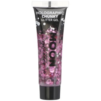 Голографический большой розовый блестящий гель Moon 12 мл Голографический большой розовый блестящий гель Moon 12 мл