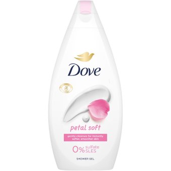 Гель для душа Dove Petal Soft 0% сульфатов SLES 450 мл Гель для душа Dove Petal Soft 0% сульфатов SLES 450 мл