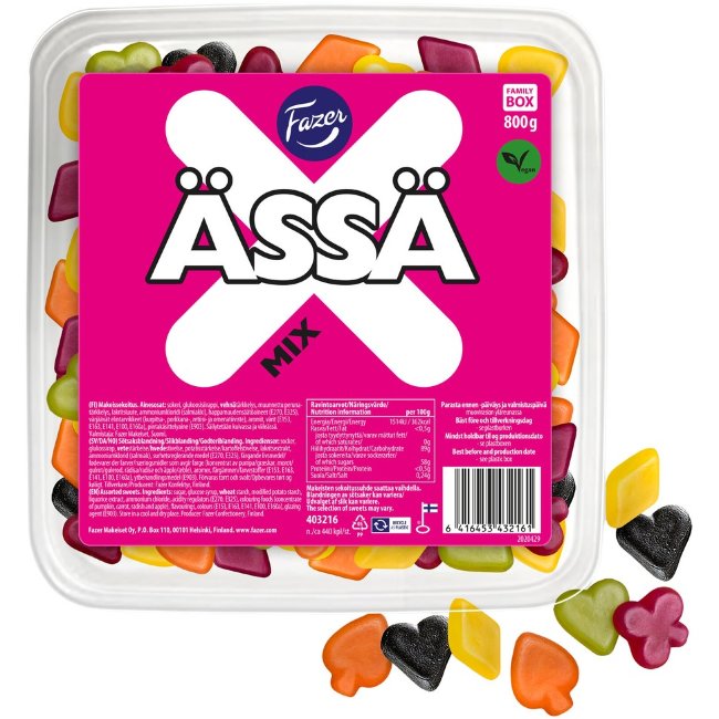 Ириски Fazer Ässä Mix 800 гр
