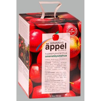 Яблочный нектар Grannas, свежевыжатый 3 л Яблочный нектар Grannas, свежевыжатый 3 л