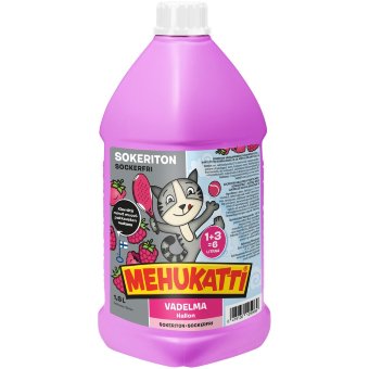 Безсахарный концентрат малинового сока Mehukatti 1+3 1,5 л Безсахарный концентрат малинового сока Mehukatti 1+3 1,5 л
