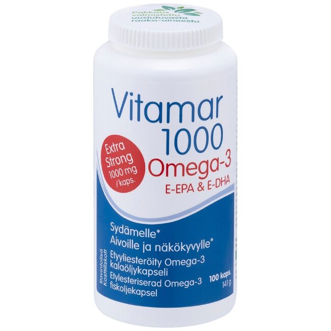 Капсулы Vitamar 1000 с этилэстерифицированным омега-3 100 капсул