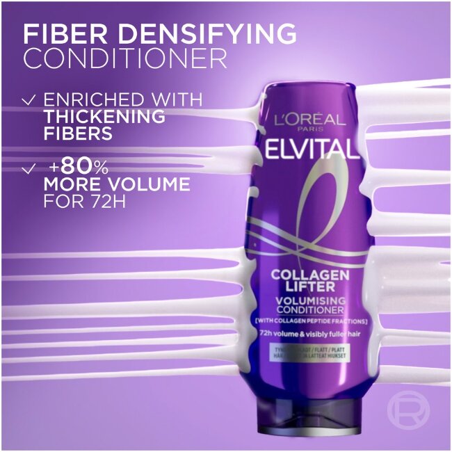 Бальзам L'Oréal Paris Elvital Collagen Lifter 200 мл для тонких и ломких волос
