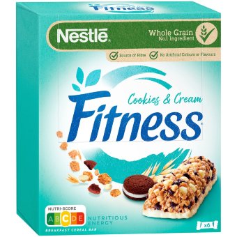 Батончики мюсли со злаками и шоколадом Nestle Fitness 6x23,5 гр Батончики мюсли со злаками и шоколадом Nestle Fitness 6x23,5 гр