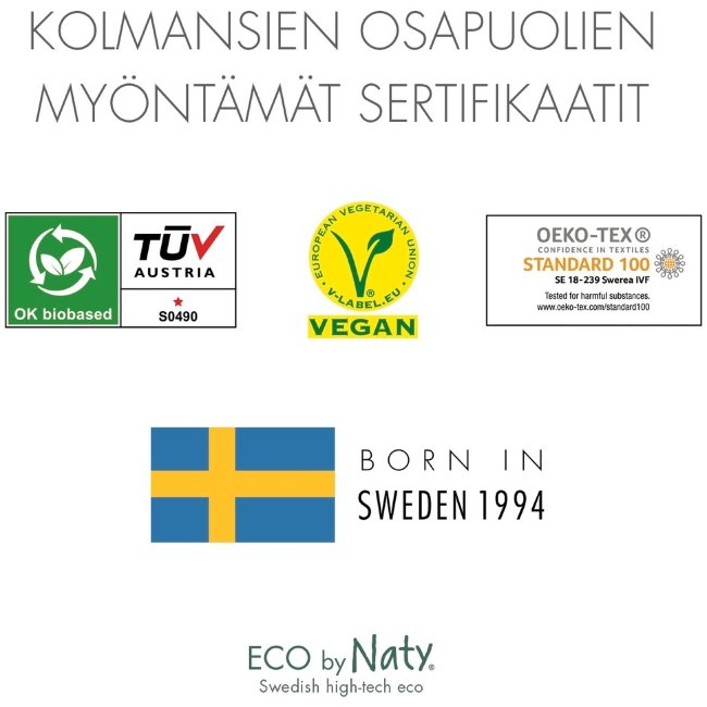 Подгузники-трусики Naty 34 шт. размер 5 12-18 кг Подгузники-трусики Naty 34 шт. размер 5 12-18 кг