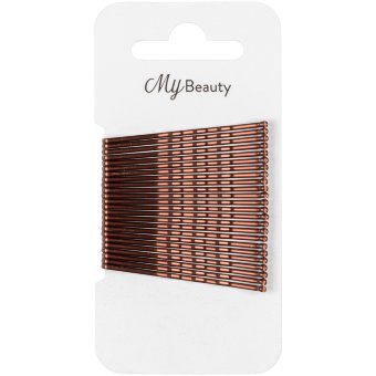 Заколка для волос MY BEAUTY коричневая 48 мм (уп 24 шт) Заколка для волос MY BEAUTY коричневая 48 мм (уп 24 шт)