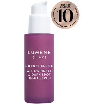 Ночная сыворотка Lumene LUMO разглаживающая и маскирующая пигментные пятна 30 мл Ночная сыворотка Lumene LUMO разглаживающая и маскирующая пигментные пятна 30 мл