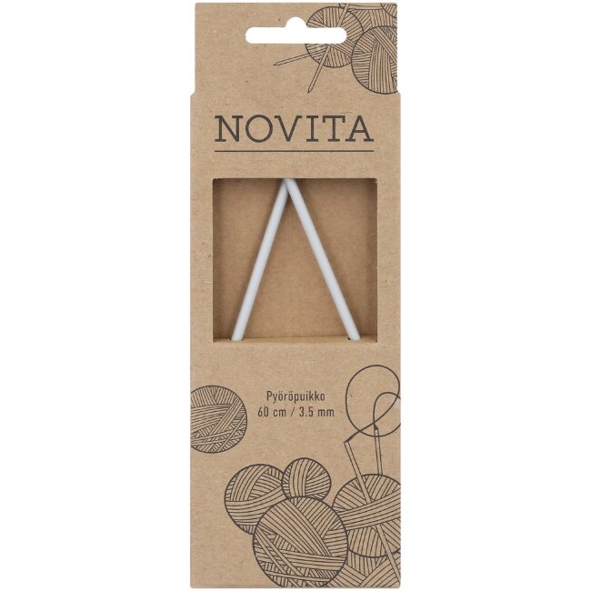 Круговые спицы Novita 60 см - 3,5 мм Круговые спицы Novita 60 см - 3,5 мм