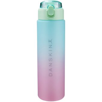 Бутылка для напитков Danskin 900 мл зеленая-розовая