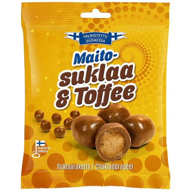 Ирис в молочном шоколаде Finlandia Candy 85 гр