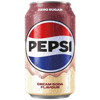 Освежающий напиток Pepsi Zero Sugar Cream Soda 0,33 л Освежающий напиток Pepsi Zero Sugar Cream Soda 0,33 л