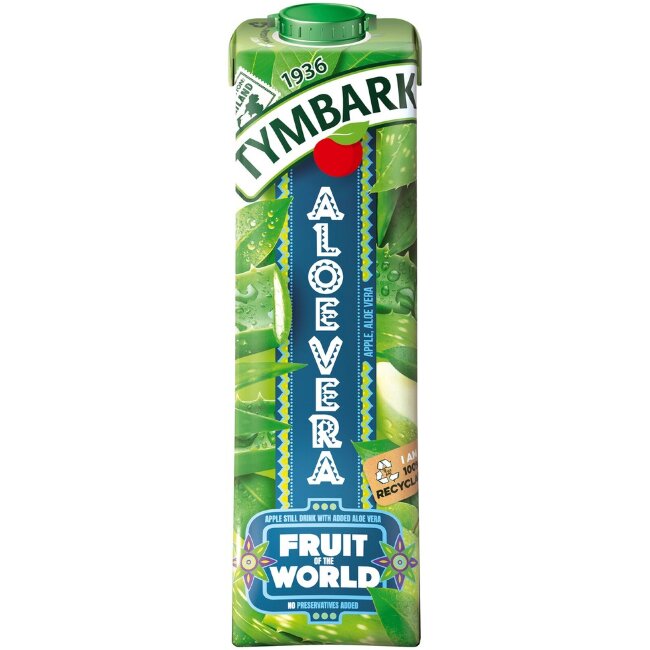 Яблочный сок Tymbark Världens Frukter с алоэ вера 1 л