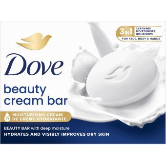 Твёрдое мыло Dove Original с 1/4 увлажняющего крема 1 шт Твёрдое мыло Dove Original с 1/4 увлажняющего крема 1 шт