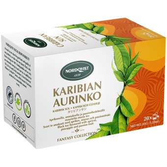 Чай Nordqvist Karibian Aurinko 20 шт