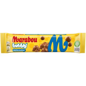 Батончик из воздушного шоколада Marabou Bubbly 60 гр