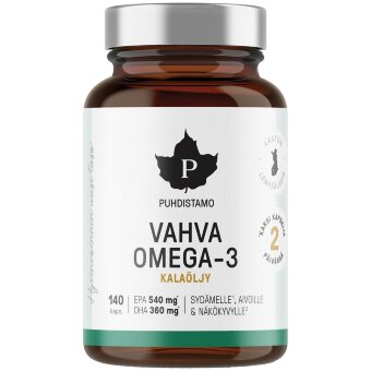 Капсулы Puhdistamo Vahva Omega -3 140 шт Капсулы Puhdistamo Vahva Omega -3 140 шт