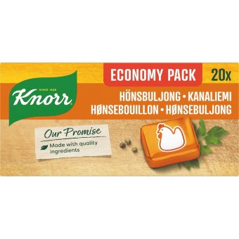 Бульонные кубики Knorr с курицей (уп 20 шт) 200 гр Бульонные кубики Knorr с курицей (уп 20 шт) 200 гр
