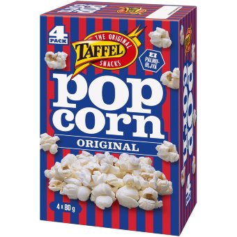 Попкорн Taffel Original 4x80 гр Попкорн Taffel Original 4x80 гр