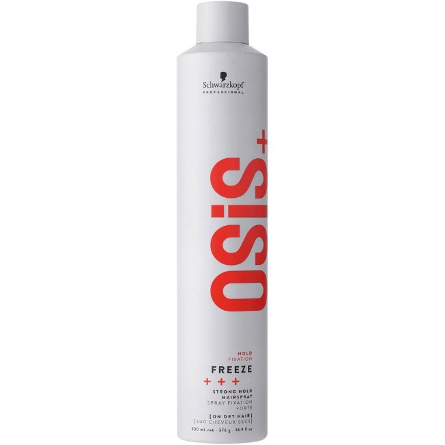 Лак для волос сильной фиксации Schwarzkopf OSiS Freeze Hold 500 мл