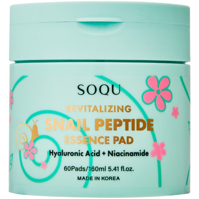 Салфетки с эссенцией пептида улитки Soqu 60 шт Салфетки с эссенцией пептида улитки Soqu 60 шт