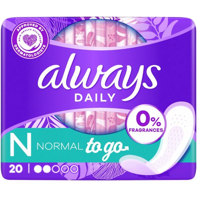 Прокладки Always Daily Normal to go 20 шт